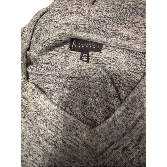 Bobeau hoodie brushed fabric sweatshirt sz XS grey - Picture 3 of 6
